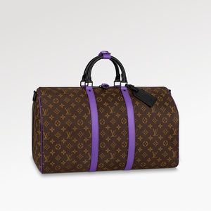Louis Vuitton Keepall Bandoulière 50 Monogram
Macassar Canvas Purple M46257